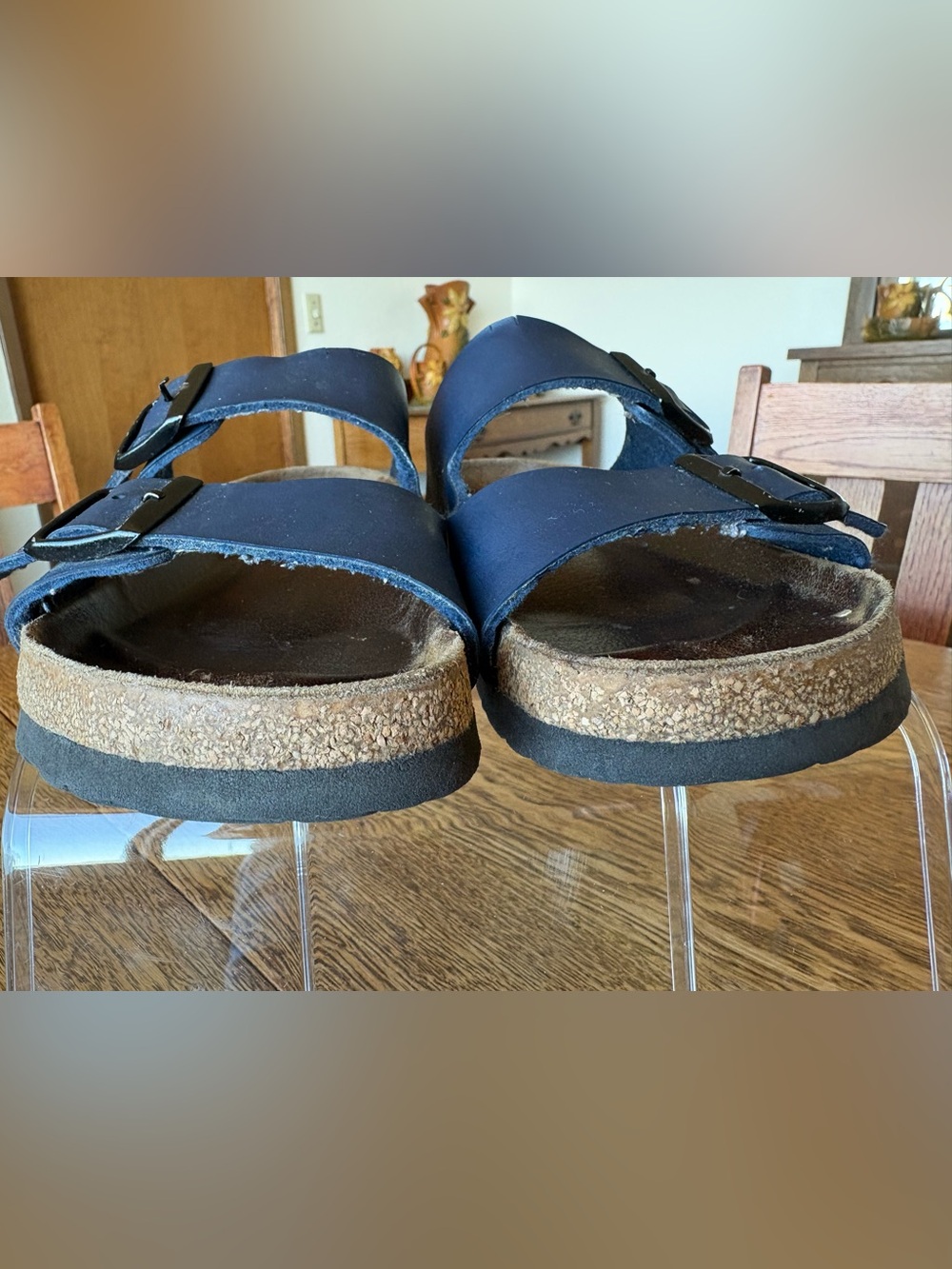 Birkenstock Women’s Blue Arizona Sandals Size 10 US/41 EU - Picture 4 of 11